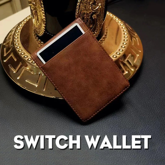 Switch Wallet Magic Tricks Close up Street Illusions Gimmicks Amazing Card to Wallet Magician Money Transformations Magic Props