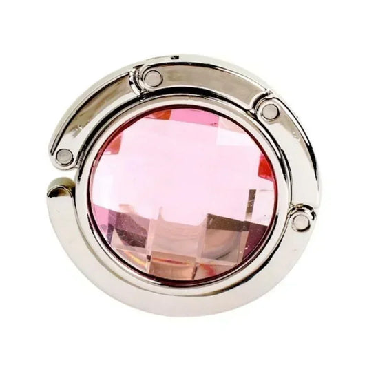 Table Bag Holder Handbag Foldable Bag Hook Purse Table Hanger Holder Alloy Fashion Crystal Rhinestone
